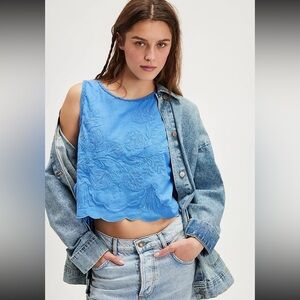 Free People Faded Gardens Tank